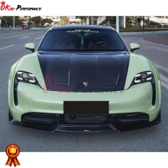 CMST Style Carbon Fiber Hood For Porsche Taycan 4S Turbo S 2019-2020