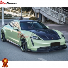 CMST Style Carbon Fiber Hood For Porsche Taycan 4S Turbo S 2019-2020