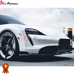 CMST Style Carbon Fiber Fender Trims For Porsche Taycan Turbo S 2019-2020