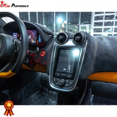 OEM Style Dry Carbon Fiber Steering Wheel Trim Cover For McLaren 570S 540C 600LT 2015-2020