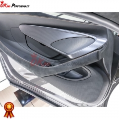 OEM Style Dry Carbon Fiber Interiors Door Trims For McLaren 570S 540C 600LT 2015-2020