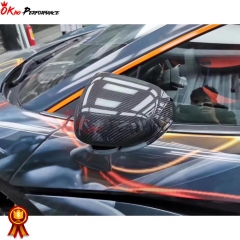 Forged Dry Carbon Fiber Side Mirror Cover For Mclaren 540C 570S 570GT 2015-2020