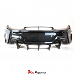 600LT Style Dry Carbon Fiber Rear Bumper For Mclaren 540C 570S 2015-2020