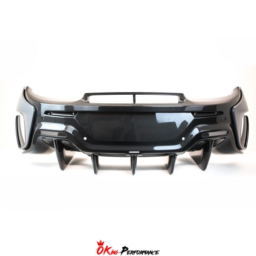 600LT Style Dry Carbon Fiber Rear Bumper For Mclaren 540C 570S 2015-2020