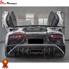 SV Style Glass Fiber Rear Bumper For Aventador LP700-4 LP720 LP750 2011-2015