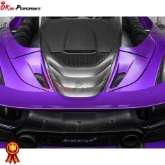 OEM Style Dry Carbon Fiber Engine Compartment Cover-2 For Mclaren 720S Spider