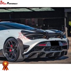 RYFT Style Dry Carbon Fiber Rear Diffuser For Mclaren 720S