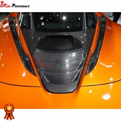 OEM Style Dry Carbon Fiber Engine Compartment Cover-2 For Mclaren 720S Coupe