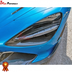 Dry Carbon Fiber Front Head Light Cover For Mclaren 720S