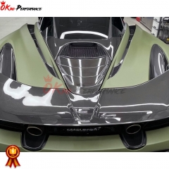 OEM Style Dry Carbon Fiber Engine Compartment Cover-2 For Mclaren 720S Coupe
