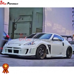 Varis Arising II Style Glass Fiber Front Bumper For NISSAN 370Z Z34 2008-2019