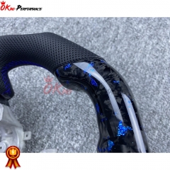 Customize Forged Carbon Fiber Color Flakes Steering Wheel For NIissan 370Z Z34 2008-2019