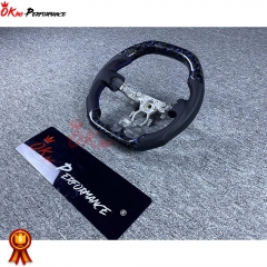 Customize Forged Carbon Fiber Color Flakes Steering Wheel For NIissan 370Z Z34 2008-2019
