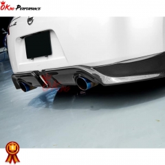 Varis Style Carbon Fiber Rear Diffuser For NIissan 370Z Z34 2008-2019