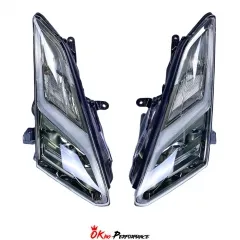 Front Bumper Headlight (Blackened Version) For Nissan R35 GTR 2008-2026