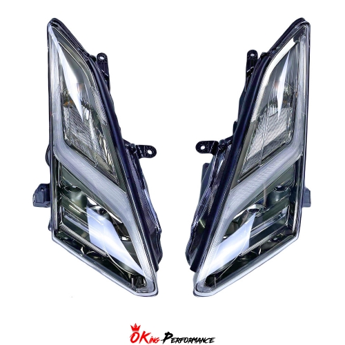 Front Bumper Headlight (Blackened Version) For Nissan R35 GTR 2008-2019