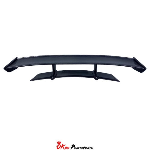 Top Secret High Bracket Style Carbon Fiber Rear Spoiler GT Wing For Nissan R35 GTR 2008-2022