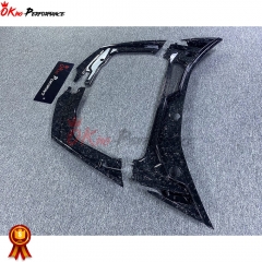 Dry Forged Carbon Fiber Front Trunk Boot Lid Cover Kit For Lamborghini Huracan LP610-4