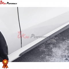 OEM Style Carbon Fiber Side Skirt For Mercedes-Benz A-class W176 A250 A260 2013-2018