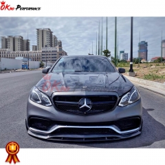 B Style Carbon Fiber Hood For Mercedes Benz E-Class W212 2014-2015
