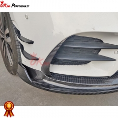 PakTechz Style Dry Carbon Fiber Front Canards For Mercedes Benz A-CLASS W177 A35 2018-2020