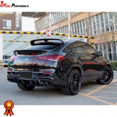 Larte Style Carbon Fiber Rear Diffuser For Mercedes Benz GLE Coupe 350 450 AMG 43 53 63 2020-2023
