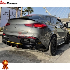 Larte Style Carbon Fiber Roof Trunk Spoiler For Mercedes Benz GLE Coupe 350 450 AMG 43 53 63 2020-2023