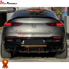 Larte Style Carbon Fiber Roof Trunk Spoiler For Mercedes Benz GLE Coupe 350 450 AMG 43 53 63 2020-2023