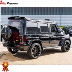 Brabus Style Dry Carbon Fiber Wheel Spare Tire Cover For Mercedes Benz G Class W464 G500 AMG G63 2018-2020