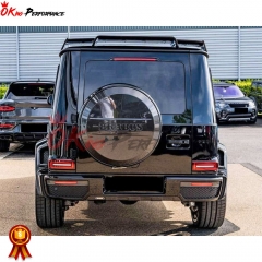 Brabus Style Dry Carbon Fiber Wheel Spare Tire Cover For Mercedes Benz G Class W464 G500 AMG G63 2018-2020