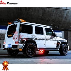 Convert Rocket G900 Style PP Body Kit With Dry Carbon Fiber Aero Kit With 24inch Wheel Rims For Mercedes Benz G Class W464 AMG G63 G500 G550 2018-2020