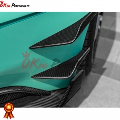 CMST Style Dry Carbon Fiber Front Canards For Aston Martin DB11 2017-2022