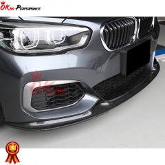 3D-Style Dry Carbon Fiber Front Lip For BMW 1 Series F20 Msport LCI M135i M140i 2015-2019