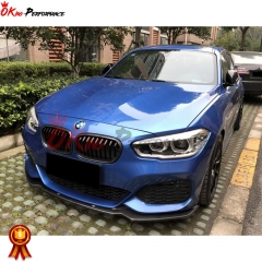 Maxton-Style Dry Carbon Fiber Front Lip For BMW 1 Series F20 Msport LCI M135i M140i 2015-2019