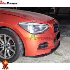 3D-Style Carbon Fiber Front Lip For BMW 1 Series F20 Msport LCI M135i M140i 2015-2019