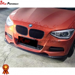 3D-Style Carbon Fiber Front Lip For BMW 1 Series F20 Msport LCI M135i M140i 2015-2019