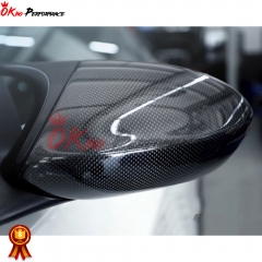 Dry Carbon Fiber Mirror Cover (add on) For BMW E92 E93 M3 2009-2013