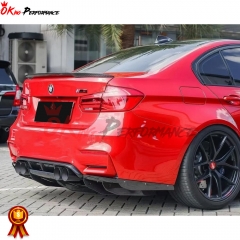 MP Style Carbon Fiber Rear Spoiler Trunk Wing For BMW 3 Series F30 2013-2018