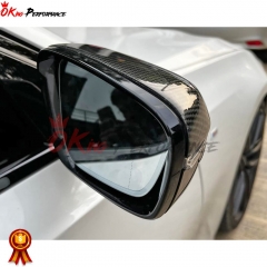 OEM Style Carbon Fiber Side Mirror Cover Add On For BMW 3 Series G20 2019-2022
