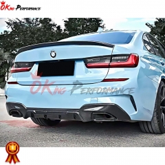MP Style Carbon Fiber Rear Diffuser For BMW 3 Series G20 2019-2022