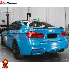 M4-Style Carbon Fiber Rear Spoiler Trunk Wing For BMW 3 Series F30 2013-2018