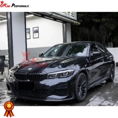MP Style Dry Carbon Fiber Rear Front Lip For BMW 3 Series G20 2019-2022