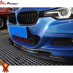 V Style Carbon Fiber Front Lip For BMW 3 Series F30 2013-2018