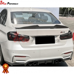 PSM-Style Carbon Fiber Rear Spoiler Trunk Wing For BMW 3 Series F30 2013-2018