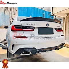 MP Style Carbon Fiber Rear Diffuser For BMW 3 Series G20 2019-2022