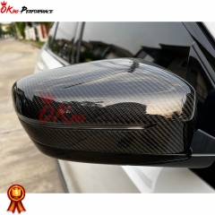 OEM Style Carbon Fiber Side Mirror Cover Add On For BMW 3 Series G20 2019-2022