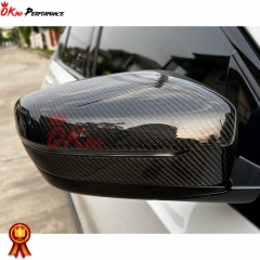 OEM Style Carbon Fiber Side Mirror Cover Add On For BMW 3 Series G20 2019-2025