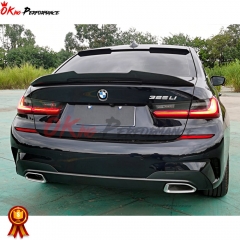 PSM Style Carbon Fiber Trunk Spoiler Wing For BMW 3 Series G20 2019-2022