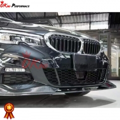 AC Style Carbon Fiber Front lip For BMW 3 Series G20 2019-2022