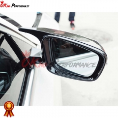 M5 Style Dry Carbon Fiber Side Mirror Cover For BMW 3 Series G20 2019-2022